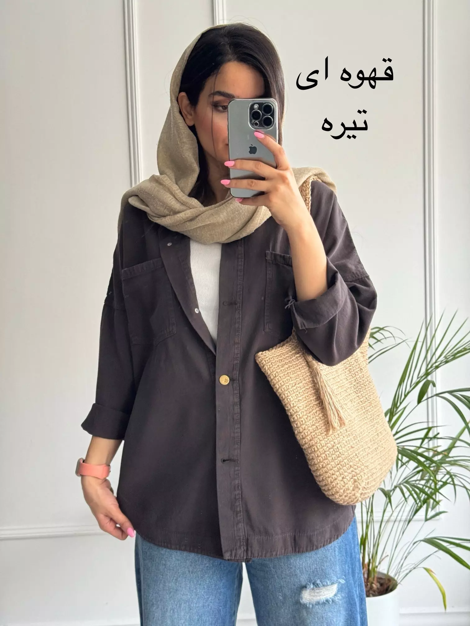 مانتو کتان زارا New * ( دارای ایراد جزئی )